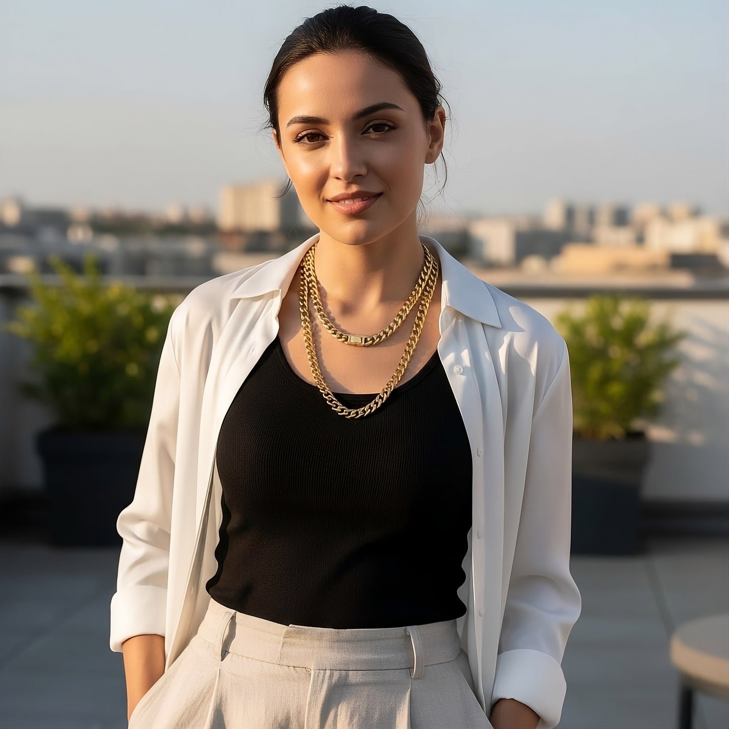 Stainless Steel Cuban Necklace