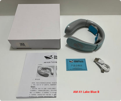 Electric Neck Massager – EMS Pulse, Heating & Vibration Pain Relief for Adults