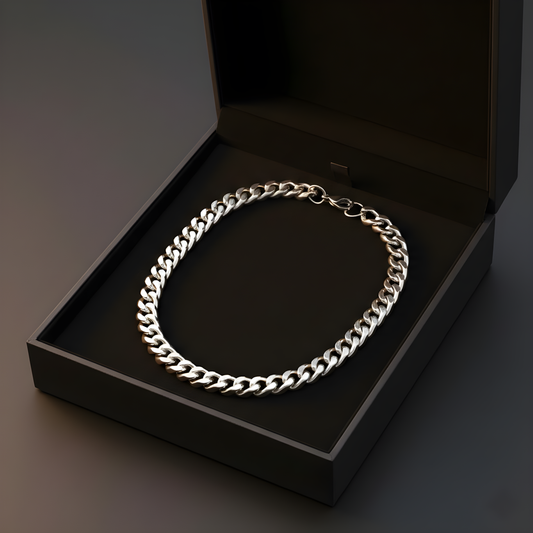 Titanium Steel Cuban Necklace For Men