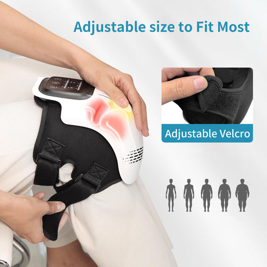 Intelligent Electric Knee Massager – Heating, Vibration, Infrared Pain Relief